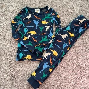 Lilly & Dan Boys Navy  Dinosaur PJ Set

Size XS